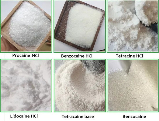Polvo blanco del Benzocaine de CAS 94-09-7 para los productos farmacéuticos