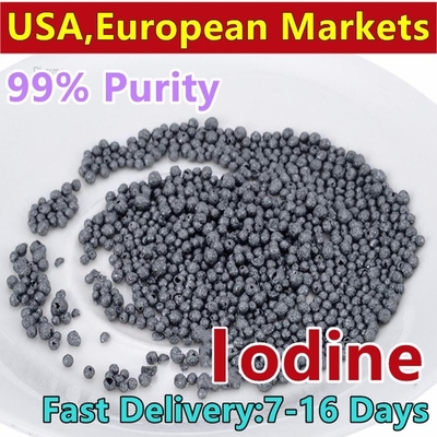La fábrica suministra el cristal del yodo de CAS 12190-71-5 Povidone del yodo el precio bajo
