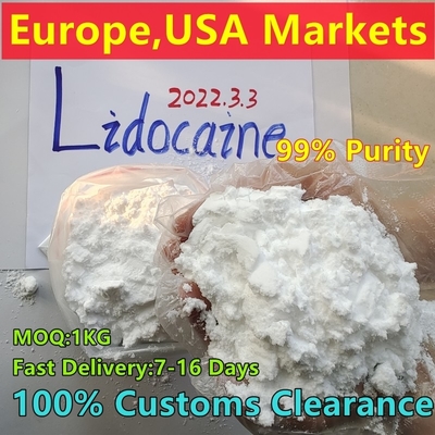 el caine de Lido del whatsapp +8615512120776 pulveriza el caine de CAS 137-58-6 Lido de la base de Liddocaine
