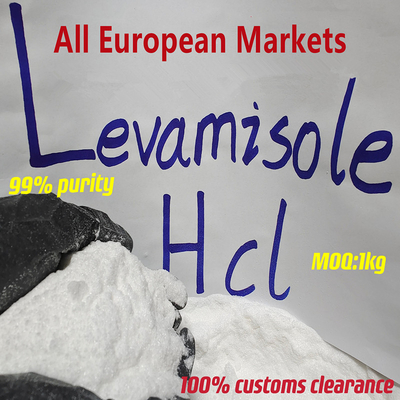 Ácido clorhídrico de Levamisole del polvo del blanco de Levamisole de la pureza de CAS 16595-80-5 el 99% (clorhidrato) el 99%